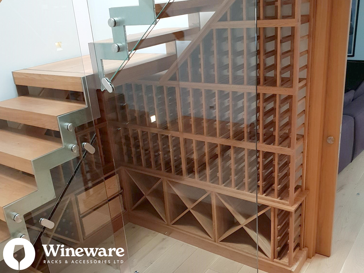 Under stairs wine storage | www.wineware.co.uk